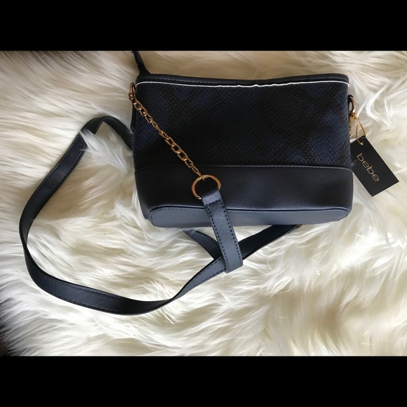 BEBE SNAKE PRINT CROSSBODY - Picture 4 of 8